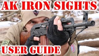 AK Iron Sights  User Guide to AK 47 AKM and AK 74 Iron Sights [upl. by Akinet]