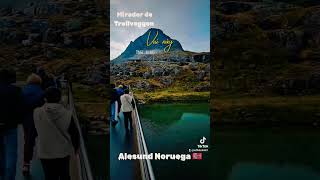 Mirador de Trollveggen 🇧🇻 carretera de Trollstigen Alesund Noruega 🇧🇻🇧🇻🇧🇻 fiordosnoruegos Alesund [upl. by Nnelg]