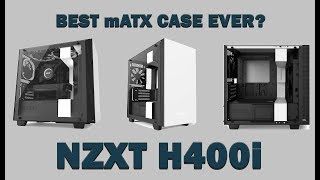 NZXT H400i  mATX case with loads of options [upl. by Kipper]