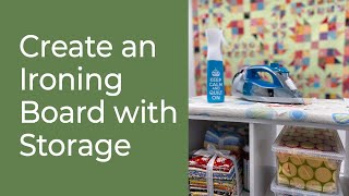 How to Make an Ironing Station with Storage [upl. by Mongeau]