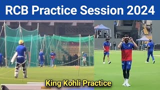 Virat Kohli Practice in RCB Practice Camp 2024  Royal Challengers Bangalore Practice Session 2024 [upl. by Wampler877]