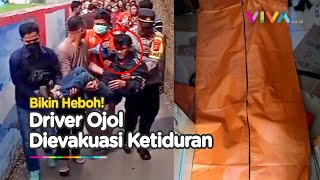 Kantong Mayat Sudah Disiapkan Saat Evakuasi Ternyata Driver Ojol Sedang Ketiduran [upl. by Sylvanus]