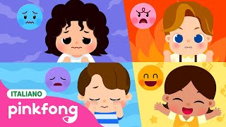 Le Mie Emozioni  Canzoni dei Abitudini Sane  Pinkfong Bimbo Squalo Canzoni per Bambini [upl. by Vlada14]