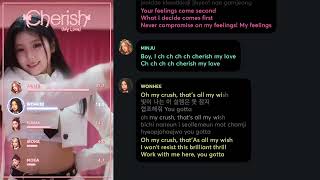 ILLIT  Cherish karaoke kpop karaoke mr instrumental ILLIT Cherish [upl. by Gareri]