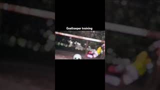 Goalkeeper training😱 goalkeepertraining viralshorts ytcreator [upl. by Halihs]