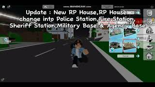 Brookhaven New Update  New House Change Into Station amp Base ftrgamingrblx roblox brookhavenrp [upl. by Seligmann]