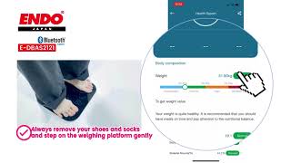 ENDO JAPAN  DIGITAL BODY ANALYSIS SCALE EDBAS2121  HOW TO USE BY HEAP SENG GROUP [upl. by O'Mahony]