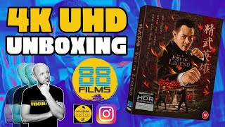 FIST OF LEGEND 精武英雄  88 Films 4K UHD Unboxing amp Review [upl. by Venice]