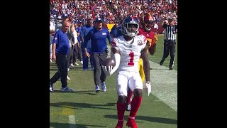 Malik Nabers catches for a 25yard Gain vs Washington Commanders [upl. by Ellemac]