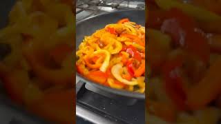 peppers and onions and cook until soft ChickenQuesadillasEasyRecipes SpicyTexMex mexicanfood [upl. by Acker]