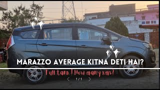 Mahindra Marazzo Average Fuel Economy Mileage Test Tank to Tank 2022 [upl. by Marmaduke]