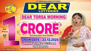 LOTTERY SAMBAD DEAR MORNING 1155AM 231220 LOTTERY LIVE KHELA NAGALAND LOTTERY RESULT TODAY DRAW [upl. by Wivinia203]