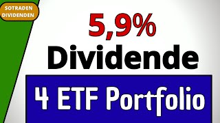 4 ETF Dividenden Portfolios [upl. by Wolram]