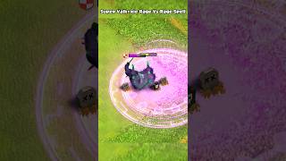 Super Valkyrie rage Vs Rage spell  Clash of clans  shorts clashofclans coc [upl. by Neiv]