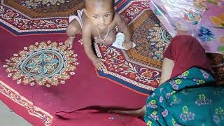 Sweet baby playing feeding Milk With Mummy  Nihas Family [upl. by Clute]