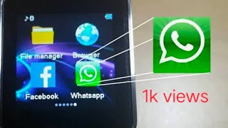 DZ09 smart watch WhatsApp waiting problem [upl. by Stephani193]