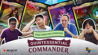 Kitt Kanto vs Henzie vs Anhelo vs Kamiz 100 Precon Upgrade  MTG Commander EDH Gameplay New Capenna [upl. by Idona]