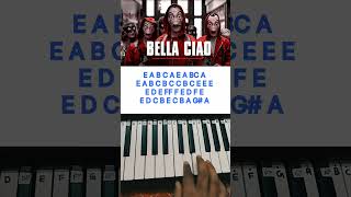 Bella ciao  Piano tutorial short video [upl. by Libenson]