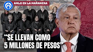 AMLO muestra el sueldo de los ministros [upl. by Yuzik]