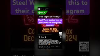 NEW FNAF COMING TO XBOX SOON 🤯🐻 fnaf fivenightsatfreddys fnafmovie fnafedit poppyplaytime [upl. by Zoe]