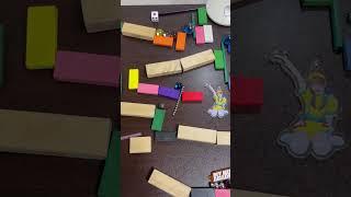 本日のピタゴラスイッチ marblerun dominos rubegoldberg woodentoys ピタゴラスイッチ tiktok asmr marblerace [upl. by Lilllie]