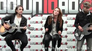 Halestorm  Heres To Us Live amp Acoustic  Download Festival 2012 [upl. by Jobyna]