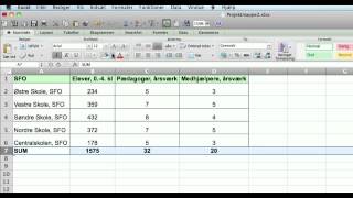 Journalistik 02 Excel Regneark Formler Beregning [upl. by Notlehs366]