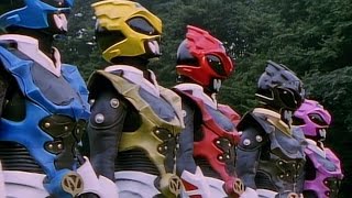 Power Rangers in Space Power Rangers vs Psycho Rangers All Fights Compilation [upl. by Atteuqnas]