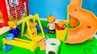 Fisher Price PLAYGROUND FUN with Daniel Tiger’s Neighbourhood Toys Video [upl. by Swinton56]