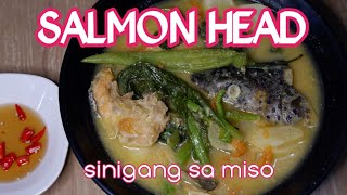 Pink Salmon Head Sinigang sa Miso Recipe [upl. by Roybn]