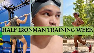 HALF IRONMAN TRAINING unfiltered  Ironman 703 full training week [upl. by Lothar]