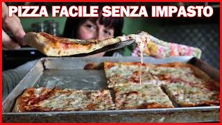 PIZZA della DOMENICA facile anche se non sai impastare e tutti i TRUCCHI [upl. by Nerwal]