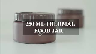 2023 Collection Thermal Food Jar 250 ml [upl. by Onivag728]