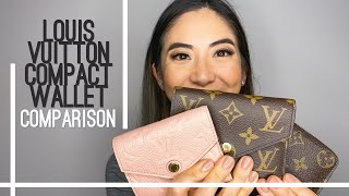 LOUIS VUITTON COMPACT WALLET COMPARISON  Zoe Victorine amp Zippy Coin Purse [upl. by Jaquenetta]