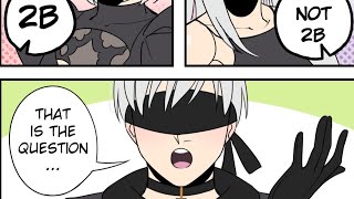 2B or not 2B Nier Automata Short Comic Dub [upl. by Chita]