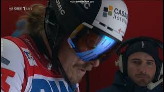 Manuel Feller gewinnt Slalom Wengen 2024 ORF [upl. by Adeuga]