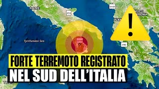 ULTIMORA FORTE TERREMOTO NEL SUD ITALIA MAGNITUDO 38  4 IN CALABRIA PAURA PER LA POPOLAZIONE [upl. by Anisor]