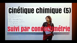 Cinétique chimique 56  suivi par conductimétrie [upl. by Sitoiganap512]