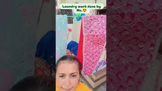 Laundry work done by Me😘 ritixa vadodara trending viral shorts laundry youtubeshorts [upl. by Giglio]