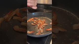 Shrimp Scampi Try this at home Ciao Italia🍝🇮🇹 cooking content contentcreator shorts viral [upl. by Akinej]