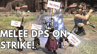 Melee DPS On Strike  FFXIV [upl. by Siroved]