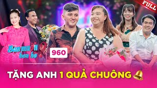 Bạn Muốn Hẹn Hò 960Lần đầu hẹn hòcô gái tặng chàng trai chiếc chuông khiến MC Quyền Linh BỨC BỐI [upl. by Conrad562]