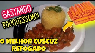 APRENDA A FAZER O MELHOR CUSCUZ COM REFOGADO [upl. by Siraved219]