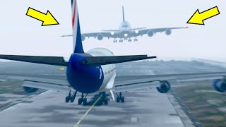 Planes On Same Runway Crashes With Each Other In GTA 5 Airport Crash Scene [upl. by Chancelor]