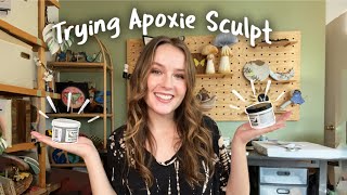 The Best Air Dry Clay Trying out Apoxie Sculpt for the first time [upl. by Cotterell946]