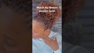 Passion twist youtubeshorts braidhairstylesforblackwomen hairstyles shortvideo [upl. by Axel593]