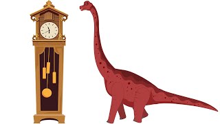 Hickory Dickory Dock Brachiosaurus Preschool Songs for Circle Time [upl. by Arihsak]