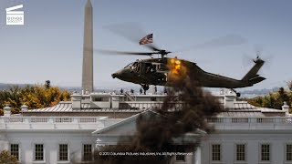 The moment when a helicopter crashes near the White House White House Down HD CLIP [upl. by Sotnas]