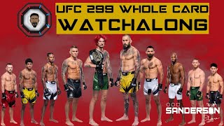 UFC 299 OMALLEY VS VERA 2  LIVE WATCHALONG FIGHT COMPANION wLukeTannerMMA ampliverpoolchats [upl. by Marlene13]