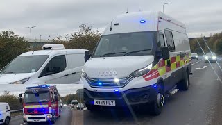 Ramsbottom Detection Identification Monitoring  Pump RespondingGreater Manchester Fire Rescue [upl. by Nannerb]